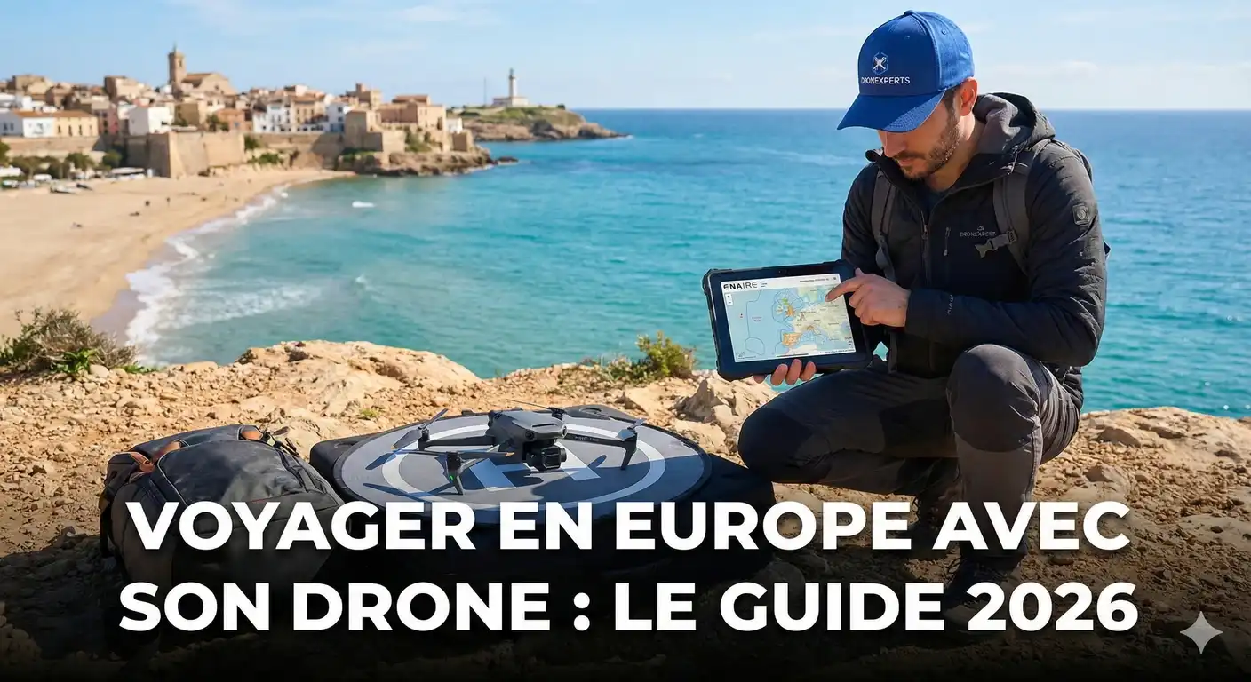 Voyager avec son drone : Règles en Espagne, Belgique et Europe (2026)
